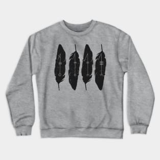 Svefnthorn rune feather design Crewneck Sweatshirt